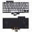 Клавиатура для ноутбука Asus ROG Zephyrus G14 GA401 серебристая c подсветкой маленький энтер