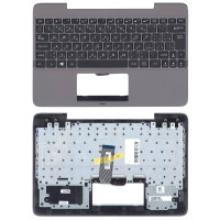 Клавиатура для ноутбука Asus T100HA топкейс темно-серый