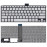 Клавиатура для ноутбука Asus TP300, TP300L серебристая без рамки
