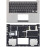 Клавиатура для ноутбука Asus UX32 UX32A UX32V UX32VD BX32 UX32E черная топ-панель серебристая