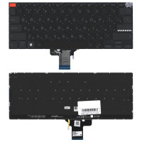 Клавиатура для ноутбука Asus Vivobook Pro 14 X3400 черная с подсветкой