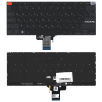 Клавиатура для ноутбука Asus Vivobook Pro 14 X3400 черная с подсветкой