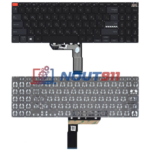 Клавиатура для ноутбука Asus VivoBook PRO 16 M7600QA черная