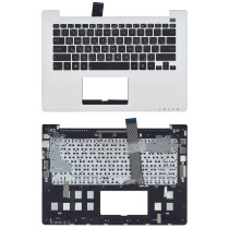 Клавиатура для ноутбука Asus VivoBook S300LA топ-панель серебристая