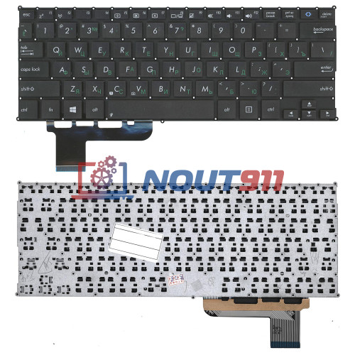 Клавиатура для ноутбука Asus S201 S201E X201 X201E черная