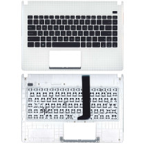 Клавиатура для ноутбука Asus X401U белая топ-панель