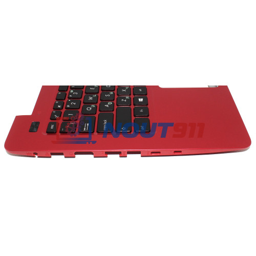 Клавиатура для ноутбука Asus X456 топкейс красный
