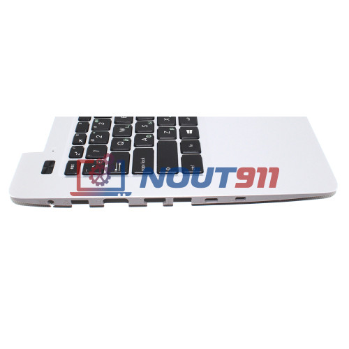 Клавиатура для ноутбука Asus X456 топкейс серебро