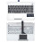 Клавиатура для ноутбука Asus X501A белая топ-панель