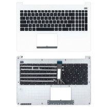 Клавиатура для ноутбука Asus X502 топ-панель белая