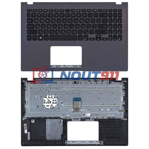Клавиатура для ноутбука Asus X509UJ топ-панель черная