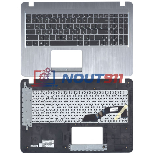 Клавиатура для ноутбука Asus X540LA топкейс ODD серый