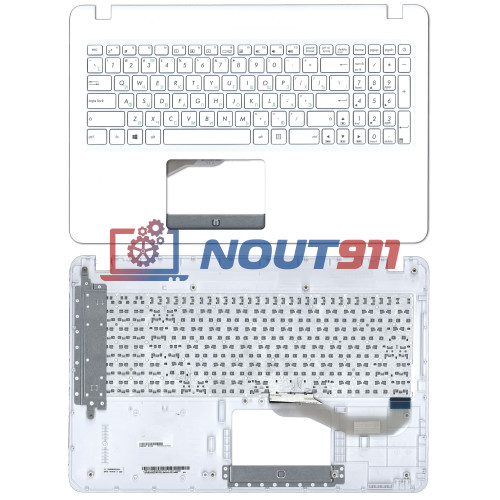 Клавиатура для ноутбука Asus X540SC топкейс белый