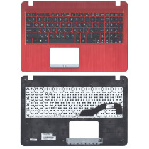 Клавиатура для ноутбука Asus X540SC топкейс WO/ODD красный