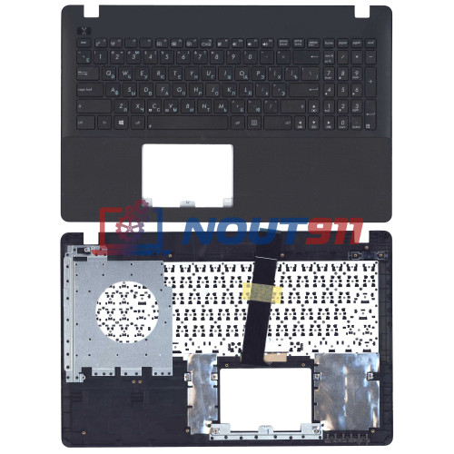 Клавиатура для ноутбука Asus X550 топ-панель черная