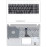 Клавиатура для ноутбука Asus X551 топ-панель белая