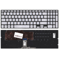 Клавиатура для ноутбука Asus X712 серебристая