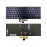 Клавиатура для ноутбука Asus ZenBook 14 UX434FA синяя с подсветкой