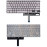 Клавиатура для ноутбука Asus ZenBook 3 Deluxe UX490UA серебристая с подсветкой
