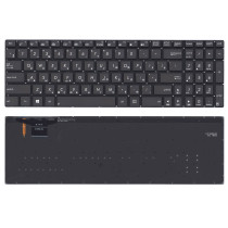 Клавиатура для ноутбука Asus Zenbook UX51 коричневая без рамки