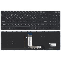 Клавиатура для ноутбука Clevo CVM18H93US9430 черная с подсветкой