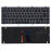 Клавиатура для ноутбука Clevo W230 черная с серой рамкой