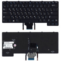 Клавиатура для ноутбука Dell E6430U черная с указателем с подсветкой