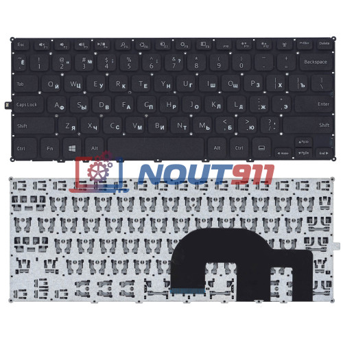 Клавиатура для ноутбука Dell Inspiron 11-3137 черная
