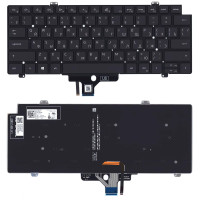 Клавиатура для ноутбука Dell Latitude 7520 9510 9520 черная с подсветкой