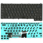 Клавиатура для ноутбука Dell Latitude E4200 черная с подсветкой
