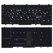 Клавиатура для ноутбука Dell Latitude E5470 E7470 черная без рамки и указателя