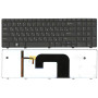 Клавиатура для ноутбука Dell Vostro 3700 черная с подсветкой
