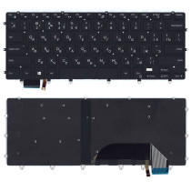 Клавиатура для ноутбука Dell XPS 15 9550  черная с подсветкой