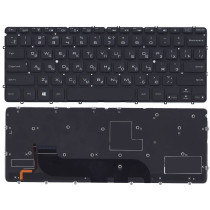 Клавиатура для ноутбука Dell XPS 12 13 черная с подсветкой