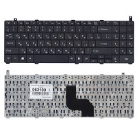 Клавиатура для ноутбука DNS 0124002 черная без рамки