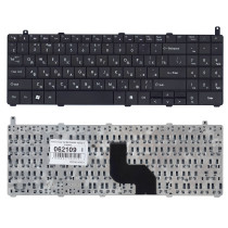 Клавиатура для ноутбука DNS 0124002 черная без рамки