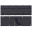 Клавиатура для ноутбука DNS Clevo W350 w370 черная c рамкой (плоский ENTER) подсветка