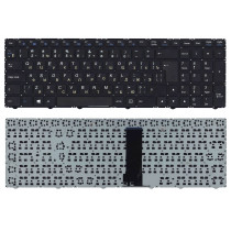 Клавиатура для ноутбука DNS Clevo WA50SFQ широкий Enter  черный