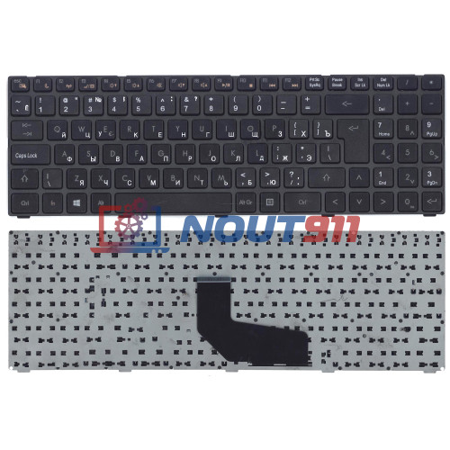 Клавиатура для ноутбука DNS K580S черная с рамкой