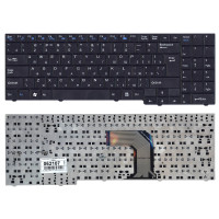 Клавиатура для ноутбука DNS MB50 черная без рамки