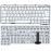 Клавиатура для ноутбука Fujitsu LifeBook S760 T901 белая