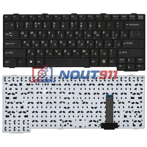 Клавиатура для ноутбука Fujitsu LifeBook S760 T901 черная