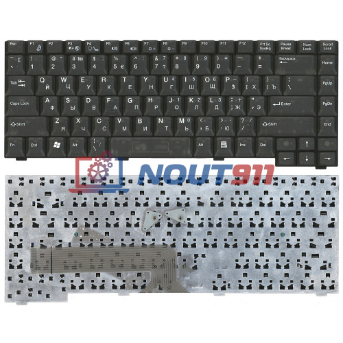 Клавиатура для ноутбука Fujitsu-Siemens Amilo M1437 M1439 D7850 черная