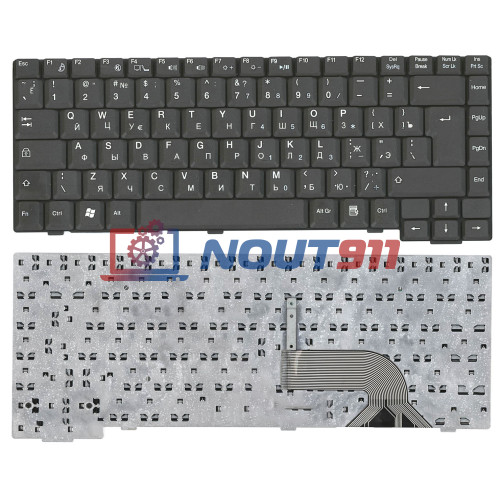 Клавиатура для ноутбука Fujitsu Siemens Amilo M6450 M6450G черная
