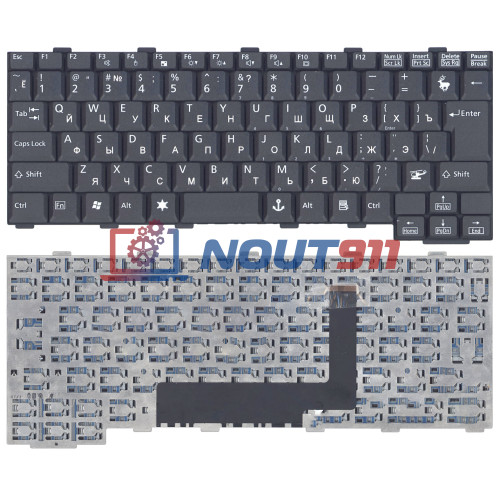 Клавиатура для ноутбука Fujitsu-Siemens LIFEBOOK P7230 черная