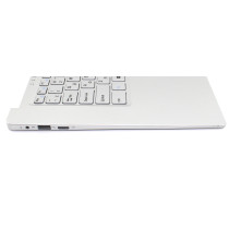 Клавиатура для ноутбука Haier U1500EM U1510SM топкейс серебристый