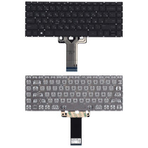Клавиатура для ноутбука  HP 14-bp000 черная с подсветкой