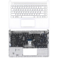 Клавиатура для ноутбука HP 14S-DQ 14S-FQ топкейс белый