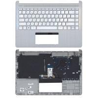 Клавиатура для ноутбука HP 14S-DQ 14S-FQ топкейс серебро