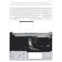 Клавиатура для ноутбука HP 15S-EQ 15S-FQ топкейс белый